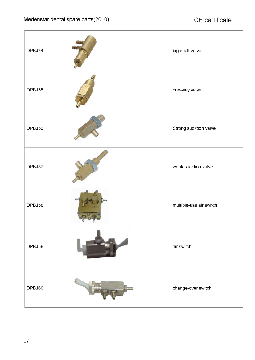 all dental unit  parts
