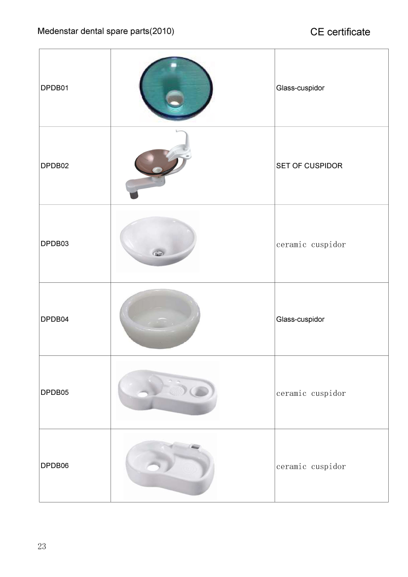 all dental unit  parts