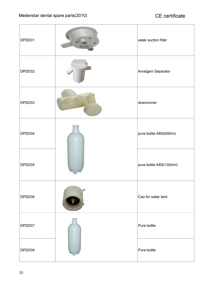 all dental unit  parts
