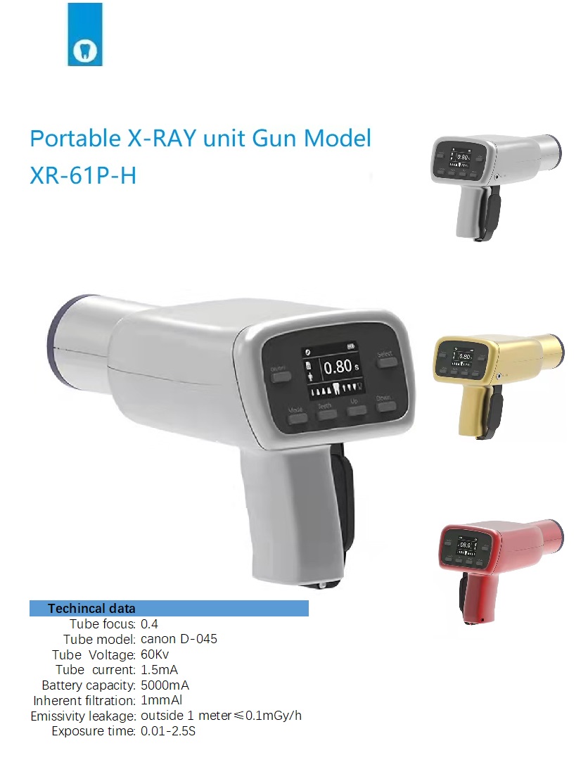 Portable dental X-ray Unit Gun model