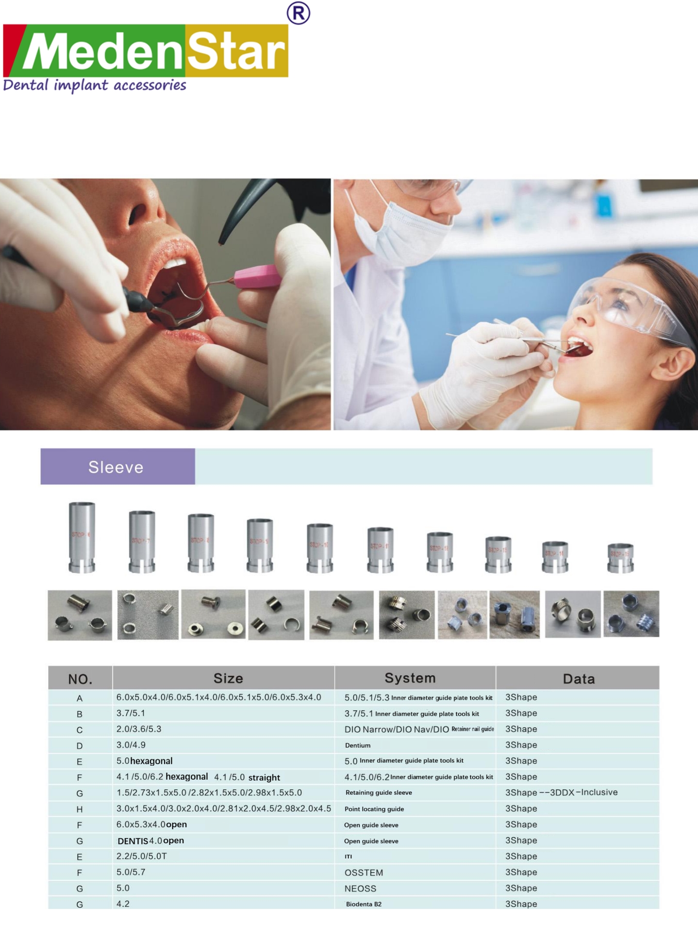 Dental implant sleeve